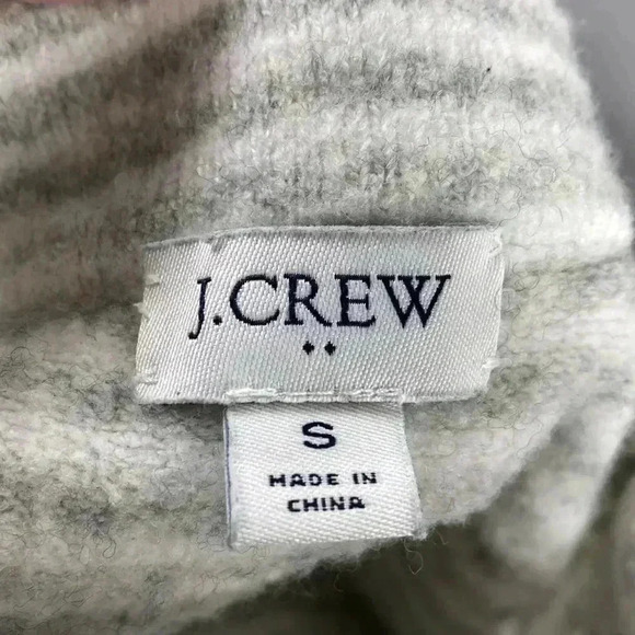 J. Crew Gray & White Striped, Size Small, Maxi Sweater Skirt. - Picture 7 of 12